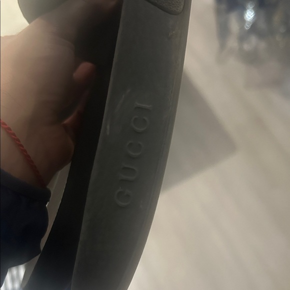 Gucci Gray Slides - Picture 2 of 3